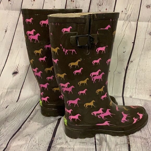 Western Chief - Horse Rain Boots - Size 6 - Picture 2 of 5